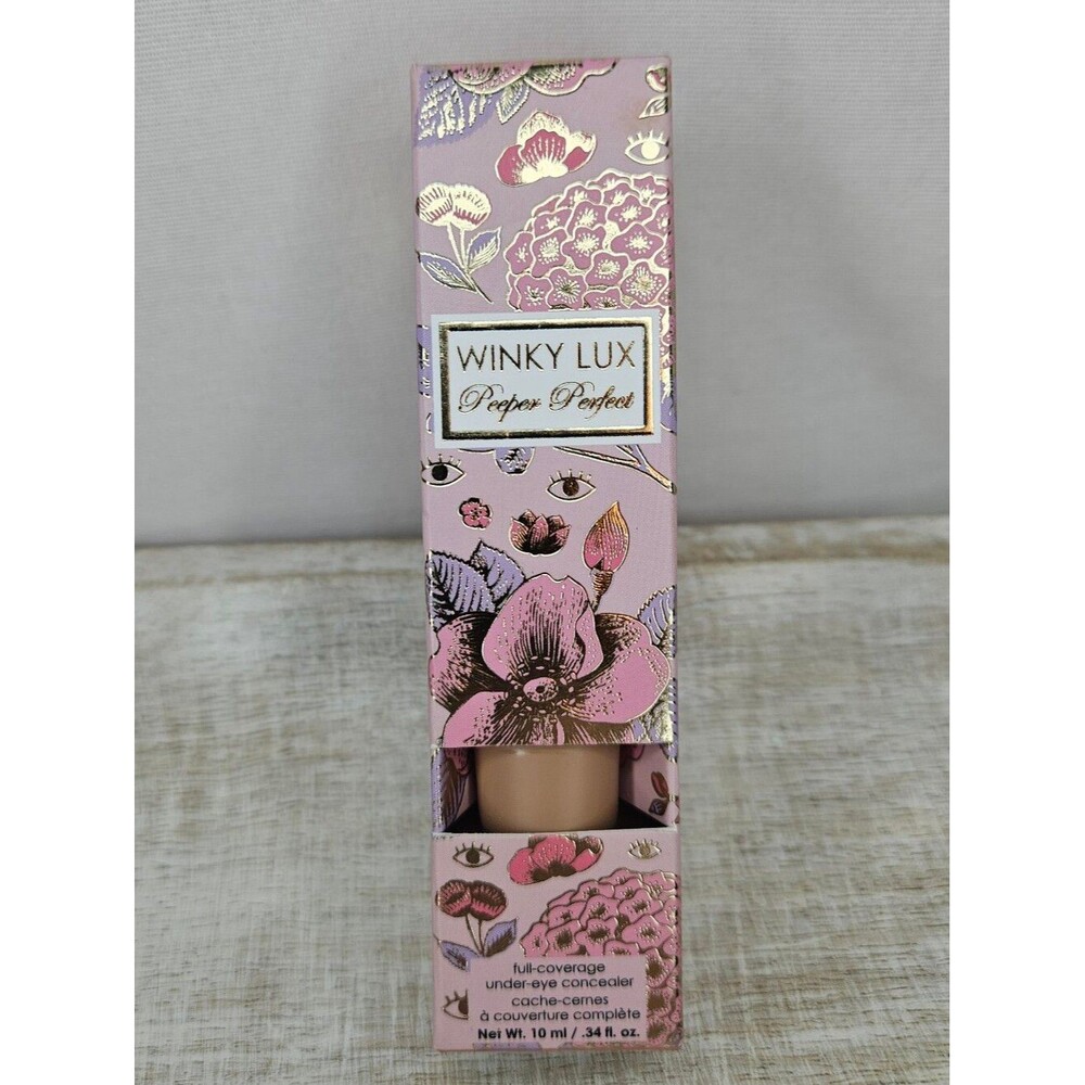Winky Lux Peeper Perfect Under Eye Concealer Medium Deep Full Coverage NIB